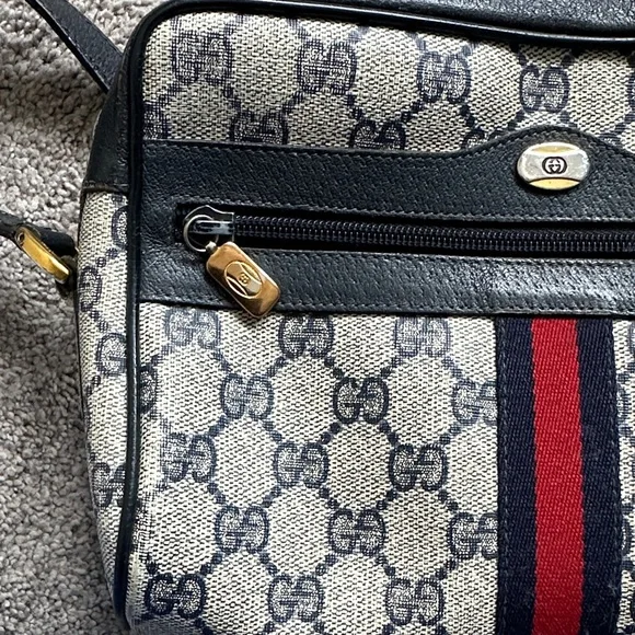 Vintage Gucci Ophidia Sherry Line Blue Crossbody Bag - Picture 8 of 16
